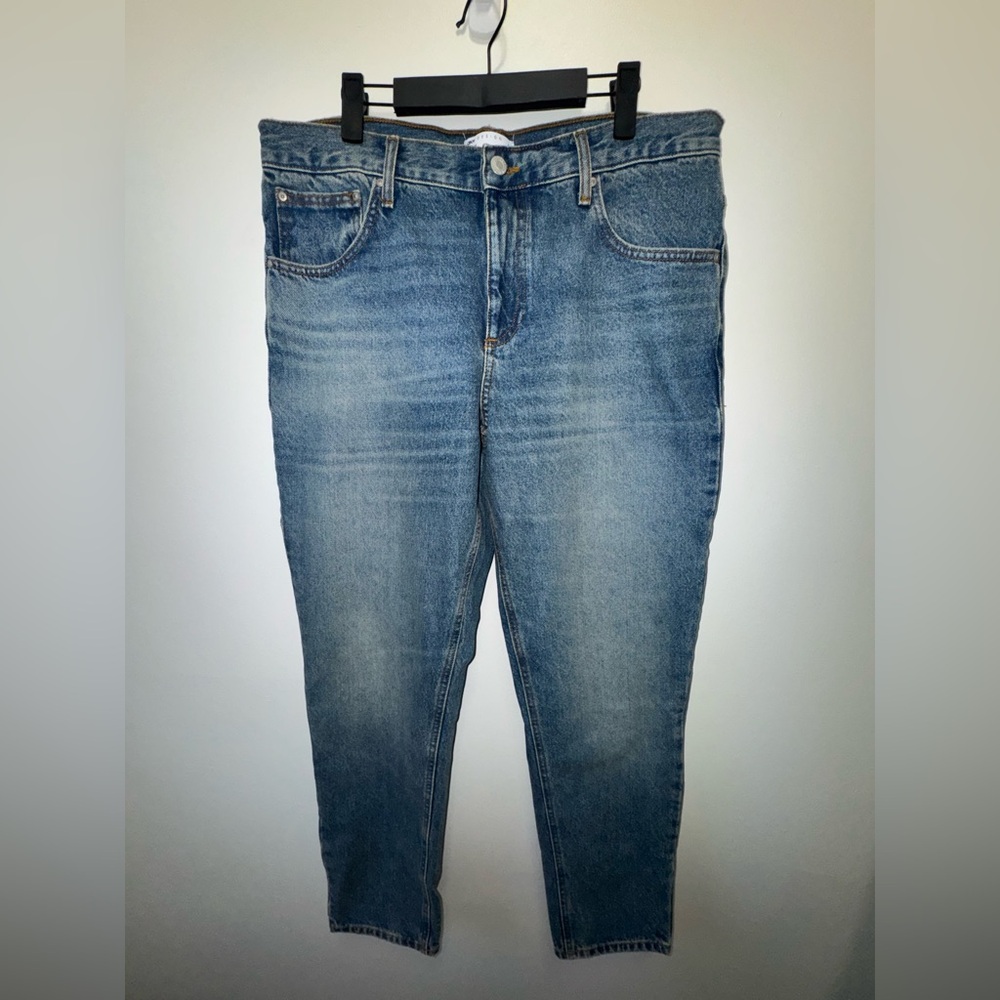 Classic Blue Denim Men’s Tapered Jeans